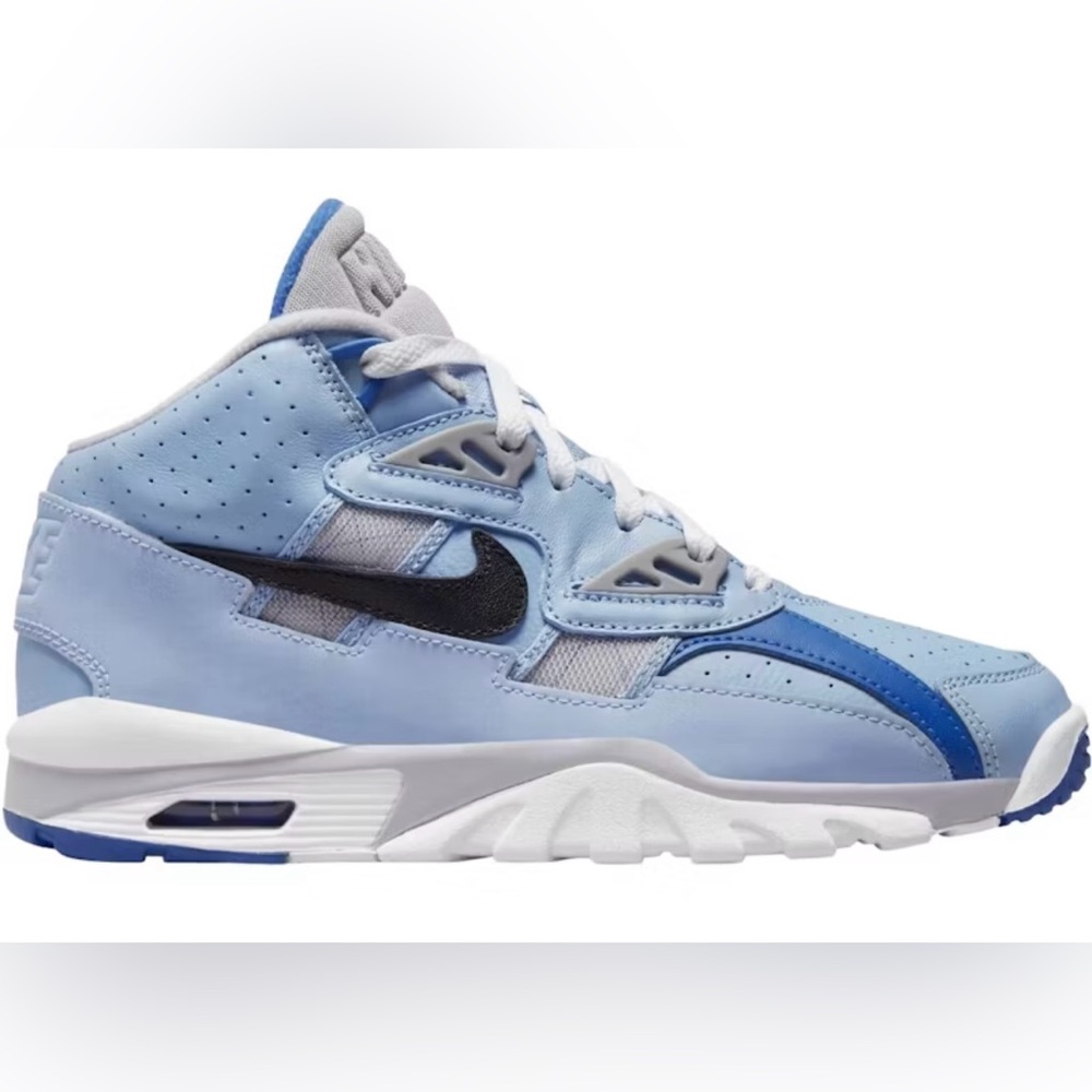Nike Air Trainer SC High Light Blue and Gray Sneakers